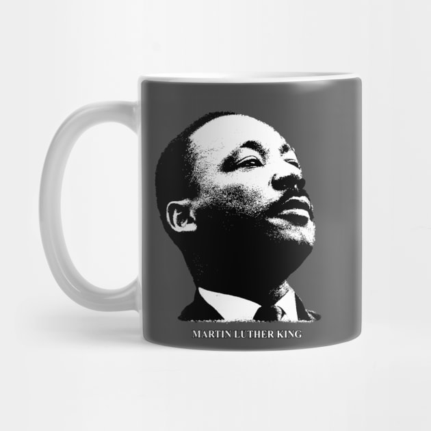 Martin Luther King Portrait Pop Art by phatvo